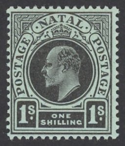 Natal Sc# 111 MH 1908-1909 1sh King Edward VII