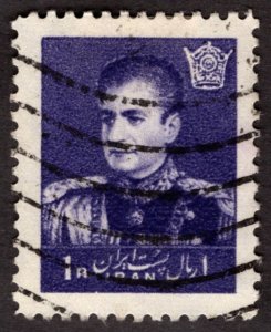 1959, Iran 1R, Used, Sc 1142