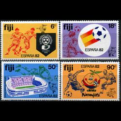 FIJI 1982 - Scott# 466-9 W.Cup Soccer Set of 4 NH