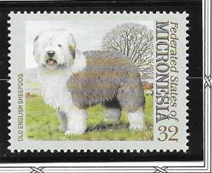 Micronesia #211d 32c Favorite Dogs of the World (MNH) CV$0.65