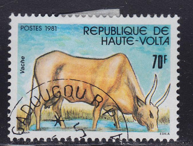 Burkina Faso 589 Cow 1981