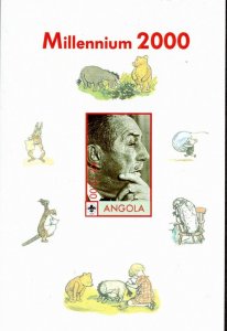 Angola MNH Cinderella Millenium 2000 Walt Disney on Pooh sheet type 1