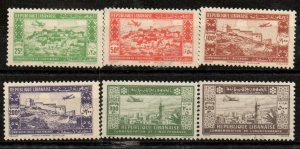 Lebanon C82-C87 Set Mint never hinged