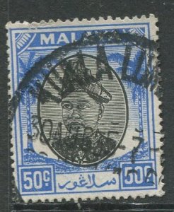 STAMP STATION PERTH Selangor #91 Sultan Hisam-ud-Din Alam Shah Used 1949