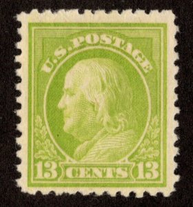 OAS-CNY 8609 SCOTT 513 – 1919 13c Franklin, apple green MNH $25