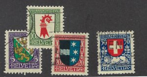 Switzerland SC B37-B40 Used F-VF SCV$16.70....Wonderful!