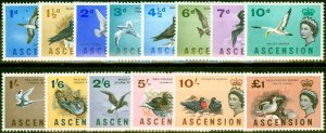 Ascension 1963 Birds Set of 14 SG70-83 V.F Very Lightly Mtd Mint