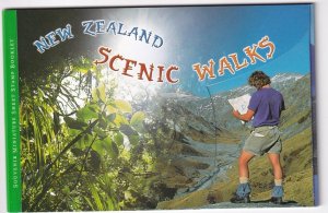NEW ZEALAND SCENIC WALKS PRESTIGE BOOKLET POST OFFICE FRESH