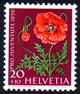 Switzerland 1959 Sc B282-86 MNH Pro Juventute set