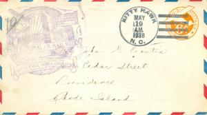 National Air Mail Week 1938 - Kitty Hawk, North Carolina