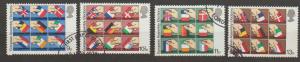 Great Britain SG 1083 - 1086 set Used First Day of Issue cancel