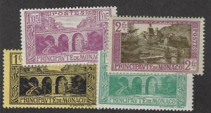 Monaco SC#86-89 Mint F-VF SCV$11.15...Great Opportunity!