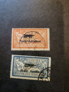 Stamps France Scott #C1-2 used