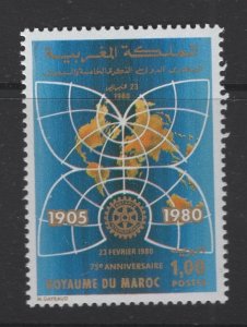 Morocco #455 (1980 Rotary issue)  VFMNH CV 0.55