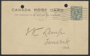 1909 Frank Hillock Toronto Wood Dealer Part Printed Message