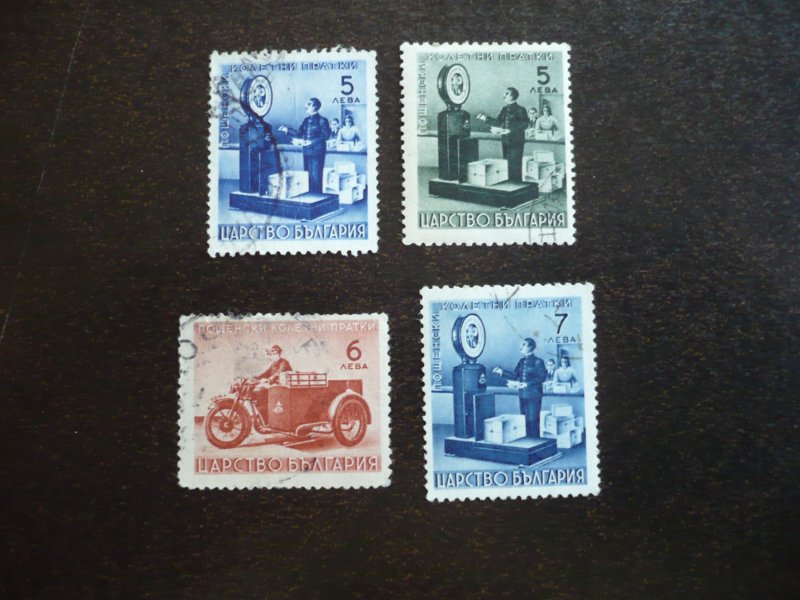 Stamps - Bulgaria - Scott# Q5-Q6,Q8-Q9 - Used Part Set of 4 Stamps