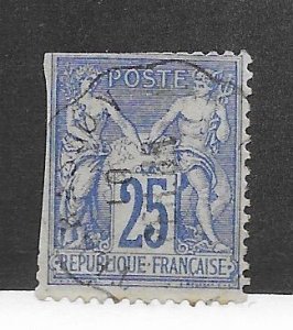 France #72 Used - Stamp - CAT VALUE $45.00