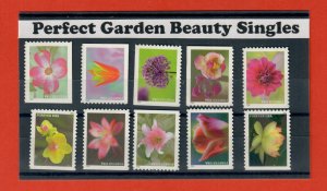 5558-5567 Garden Beauty Forever Singles (Ships with Approval Card} 2021 MNH