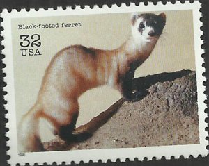 # 3105a MINT NEVER HINGED ( MNH ) BLACK-FOOTED FERRET