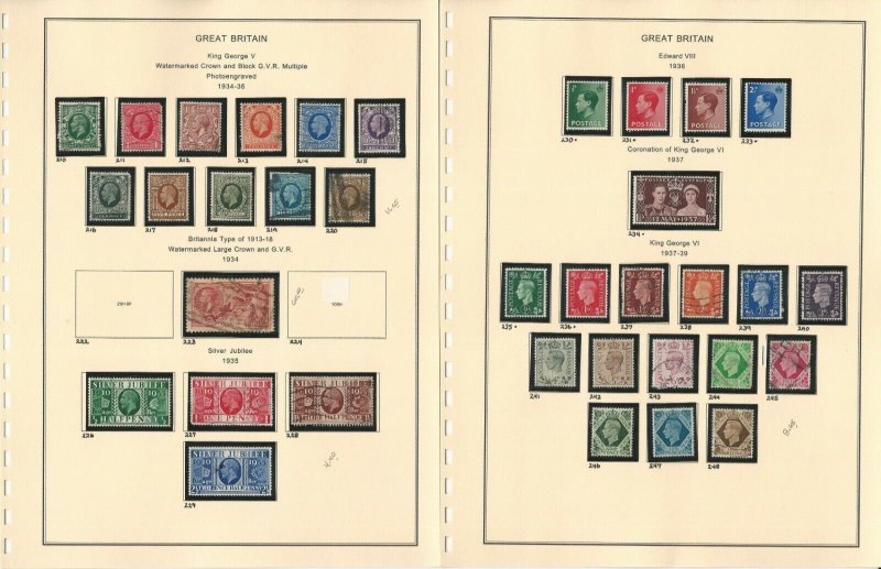 Great Britain Stamp Collection on 100 Steiner Pages, 1980-1995, JFZ