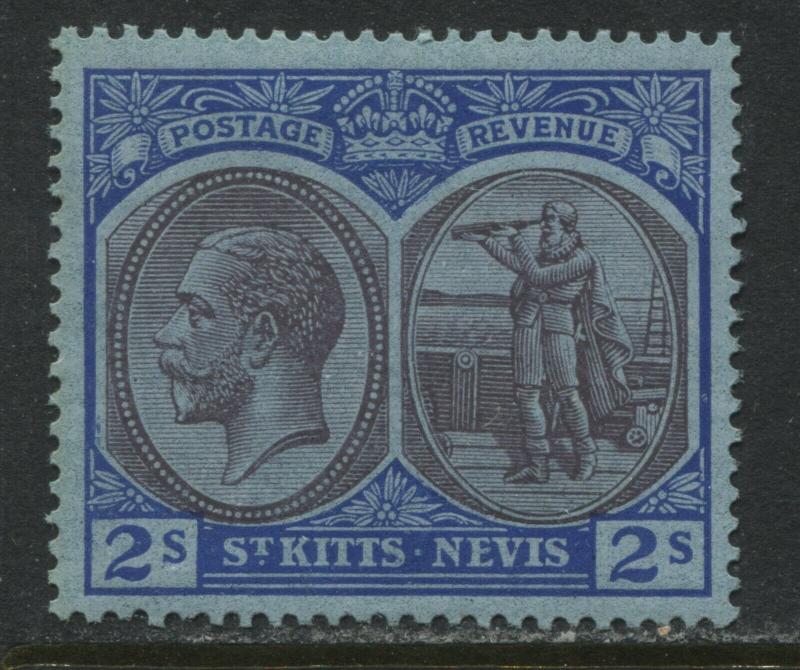 St. Kitts KGV 1920 2/ unmounted mint NH