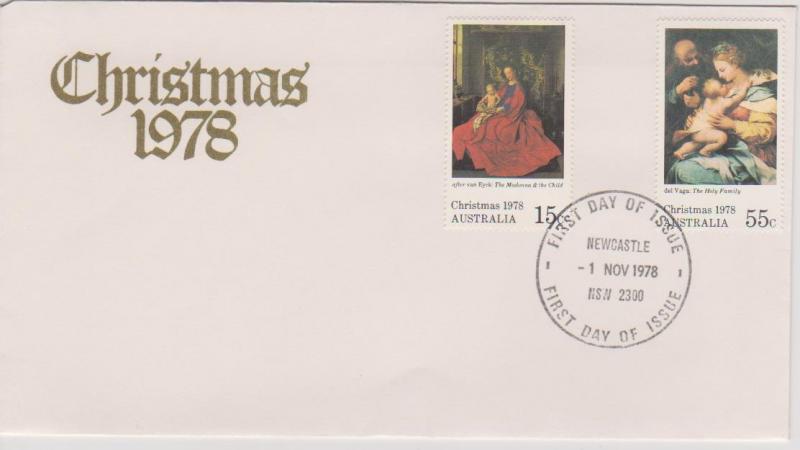 Australia 1978 Christmas First Day Covers x 2