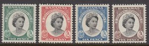 Bahamas 174-7 Postal Centenary mnh