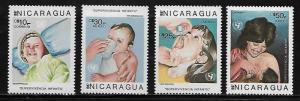 Nicaragua 1588-91 Children Mint NH