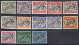 Dominica #65-74, 76-78 Mint