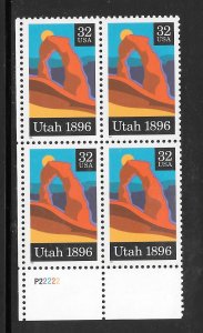 #3024 MNH Plate Block