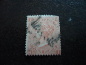 Stamps - Great Britain - Scott# 43 - Used Plate 12 - 4 Pence. Stamp