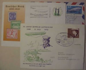 GERMANY ZEPPELIN 197 , 1982 , 1991 3 DIFF