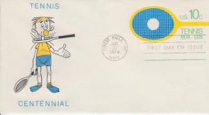 1974 Tennis SE (Scott U569) Unknown Cachet FDC