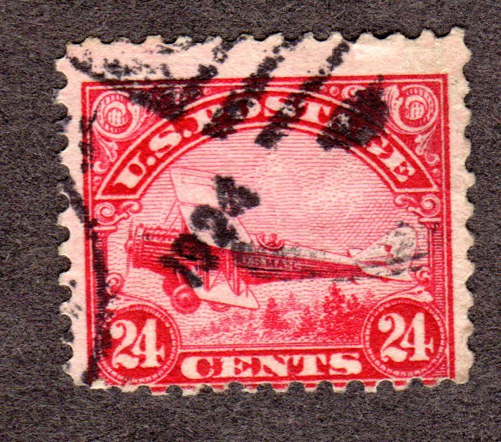 USA  Scott # C6  used  CV = $  327.5   Lot 190147