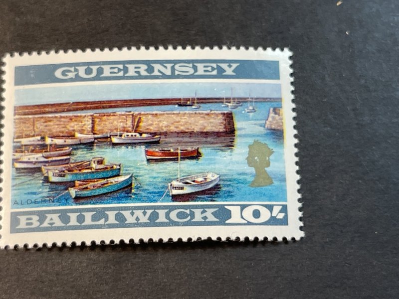 GUERNSEY # 22a-MINT NEVER/HINGED----SINGLE--PERF 13 1/2 X 13--1969-70