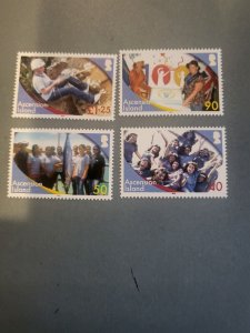 Stamps Ascension Scott #998-1001 nh