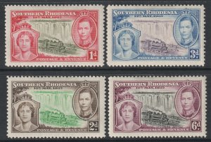 Southern Rhodesia Scott 38/41 - SG36/39, 1937 Coronation Set MH*