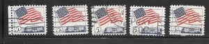 #1208 Used 5 stamps 10 Cent Lot (my7) Collection / Lot