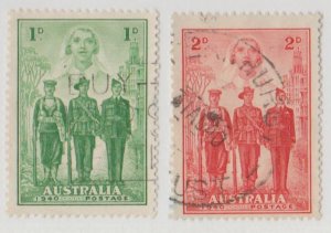 Australia Scott #184-185 Stamp - Used Set