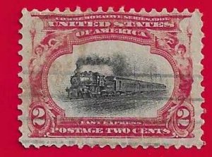 US SCOTT#295 1901 2c EMPIRE STATE EXPRESS - USED
