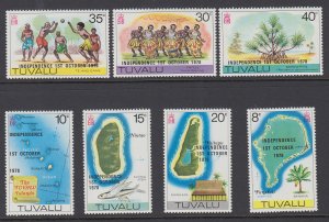 Tuvalu 85-91 MNH VF