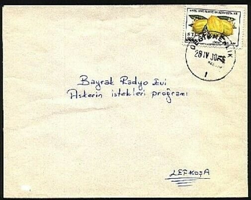 TURKISH CYPRUS 1978 cover DEGIRMENLIK cds..................................94273