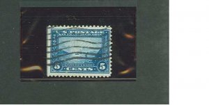 USA #399 used Straight edge (Scott Catalog Value = $10)  