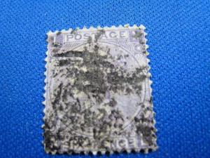 GREAT BRITAIN  -  SCOTT #45  -  Used      (brig) 