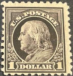 U.S.# 460-MINT/HINGED--SINGLE--VIOLET BLACK--1915