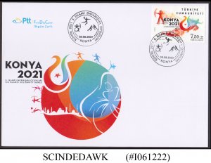 TURKEY - 2022 FIFTH ISLAMIC SOLIDARITY GAMES, KONYA / SPORTS FDC