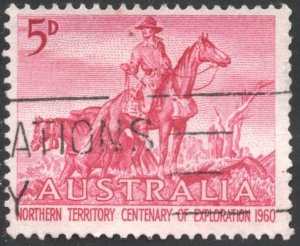 Australia: SC#336 5d Centenary of Northern Territory Exploration (1960) Used