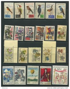 Czechoslovakia 1964 and up  Complete sets MNH CV 42 euro