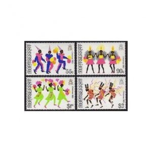 Montserrat 516-519,MNH.Michel 526-529. Christmas 1983.Carnival.