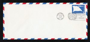 UNITED NATIONS 1959 ⭐ FIRST DAY OF ISSUE ⭐ 7 CENTS AIRMAIL UNCACHETED